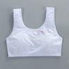Тренировочные бюстгальтеры для девочек-подростков, эластичный бюстгальтер без косточек, хлопок, свободный размер, спортивные майки, нижнее белье, дропшиппинг