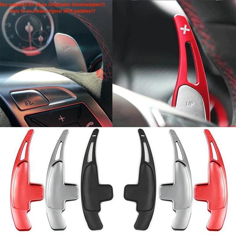 Алюминиевый руль, удлинитель переключателя передач, сменные переключатели для Mercedes Benz AMG A45 CLA45 C63 C65 S63 GLA45 E43 SL63