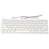 Elecom Проводная клавиатура с разъемом Lightning, раскладка США, пантограф, белая, TK-LCP01WH