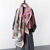 New Winter Thick Warm Printing Scarves Women Soft Neck Cashmere Shawl Blanket Poncho Echarpe Design Scarf for Mom Gift Wrap