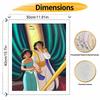 Disney Aladdin Jasmine oil painting art set handmade diy gift home decoration