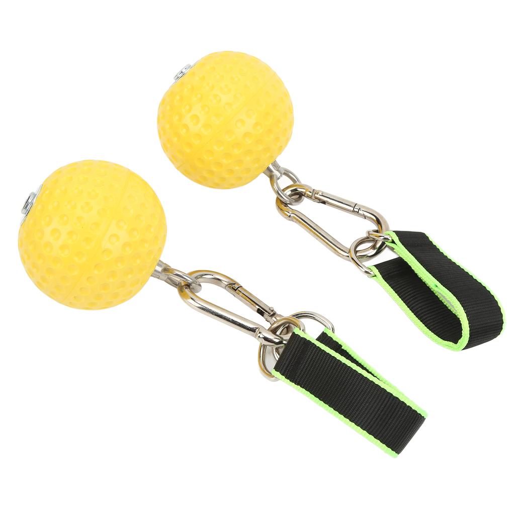 Climbing Pull Up Hand Grips Ball Set with Webbing Buckle Fitness Non Slip Arm Strength Training