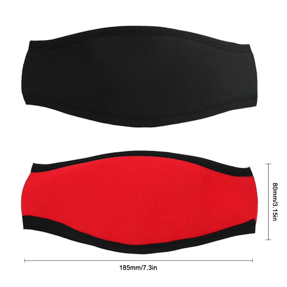 Scuba Mask Straps Comfortable Neoprene Mask Strap Cover Adjustable Goggle Strap Covers Hair Protector Wrap Swimming Water Sports