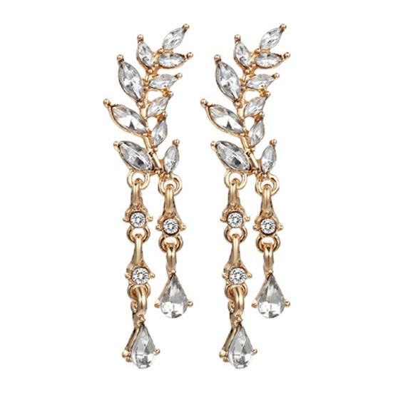 Women Elegant Rhinestone Wedding Earing Gift
