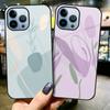 Чехол с абстрактным рисунком граффити для Iphone 14 13 12 Pro Max Mini Xs Xr X, чехол из закаленного стекла для Iphone 7 8 6s Plus Se 2022 11 Coque
