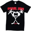 Мужская футболка Pearl Jam Stick Man - Черная (X-Large)
