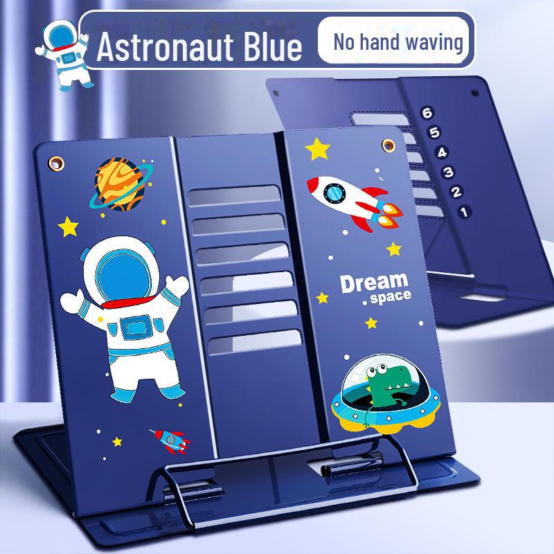 Регулируемая подставка для книг: Простая подставка для книг для учеников начальной школы, держатели книг на стол и зажимы.