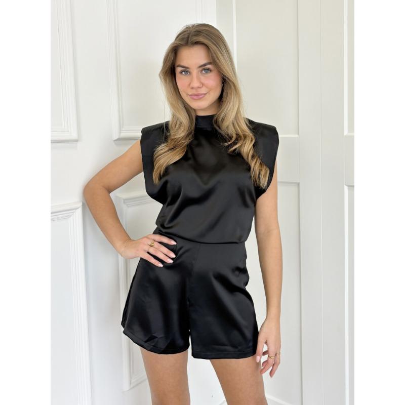 JKASHDK Женская мода повседневная летняя весна однотонная без рукавов с принтом О-образным вырезом и высокой талией брюки комбинезоны и комбинезоны