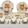 Magical Harry Potter Themed Party Disposable Tableware For Kids Birthday Celebrations
