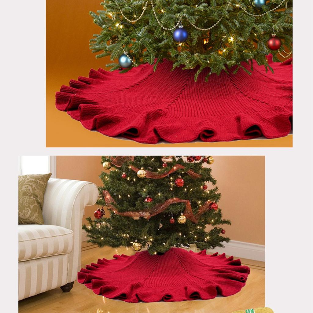 Snowflake Christmas Tree Skirt Decoration Christmas Decoration New Year Party Supplies Christmas Atmosphere Decoration