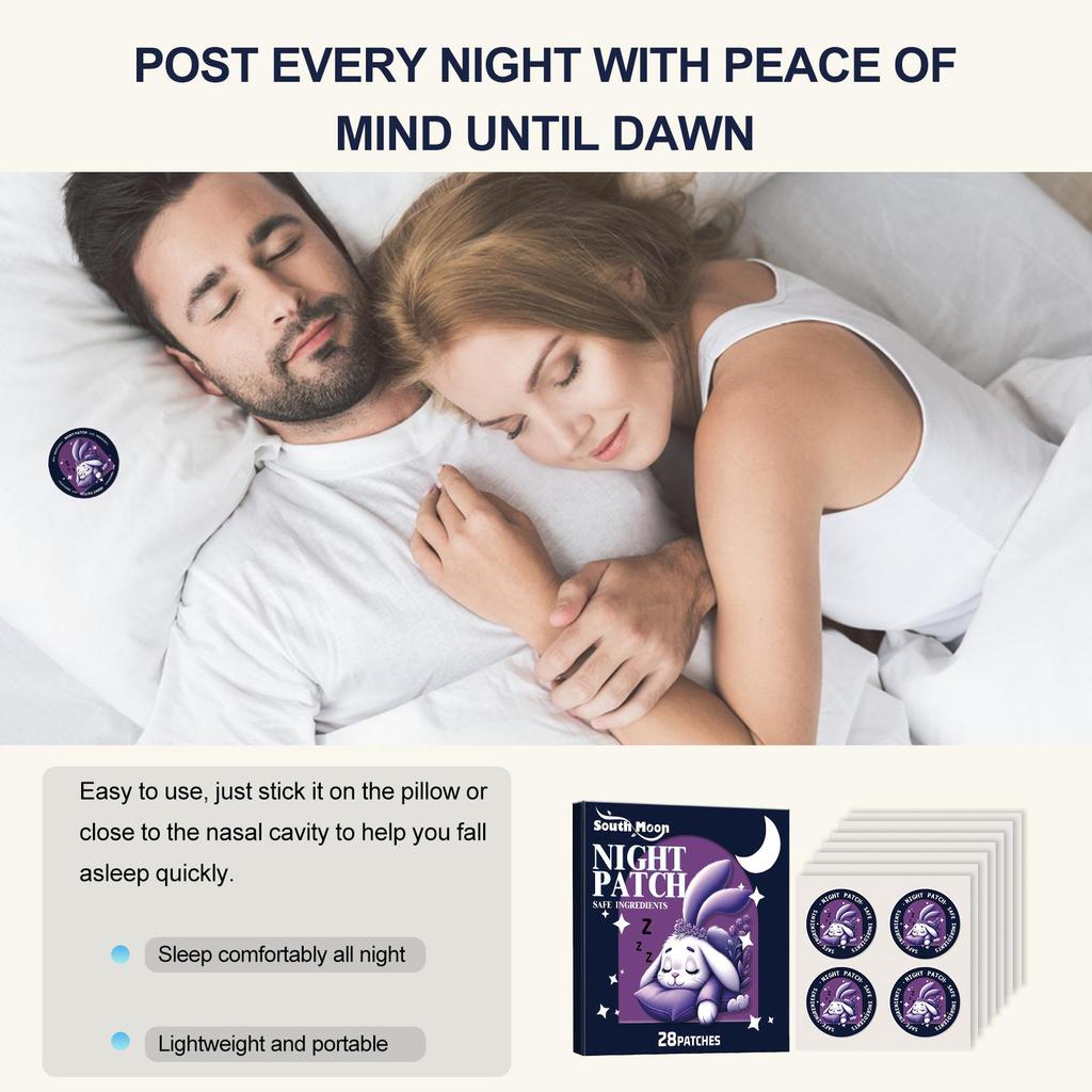 South Moon Ботанический мультфильм сонный пластырь Ночной нежный сонный пластырь для тела и разума