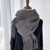 Plaid Scarf Women's Autumn and Winter New Fringed Shawl Fashion Imitation Cashmere Warm Scarf