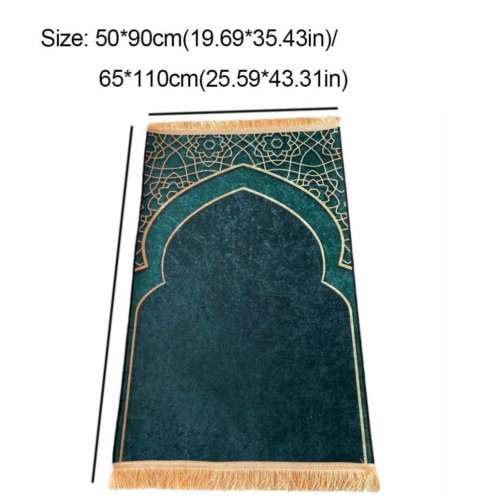 Flannel Prayer Mat Thickened Floor Carpets Portable Prayer Rug