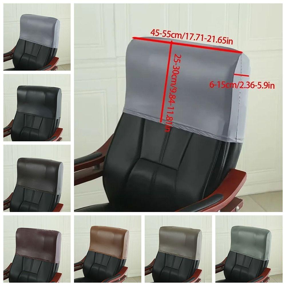 High Elasticity Chair Back Cover Waterproof Chair Head Cover Headrest Cover Furniture