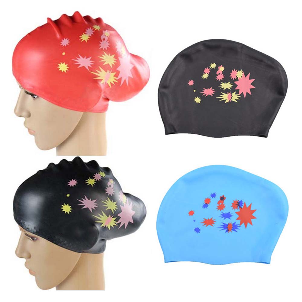 Взрослые водонепроницаемые силиконовые шапочки для купания, спортивные защитные шапочки для плавания, шапочка для дайвинга, шапочка для бассейна