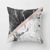 Fashionable and Simple Geometric Golden Peach Leather Velvet Pillow Case Car Sofa Cushion Pillow Backrest Lazy Man