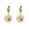 Women's Drop Earrings Titanium Steel Devil Eye Earrings Small Premium Earrings
