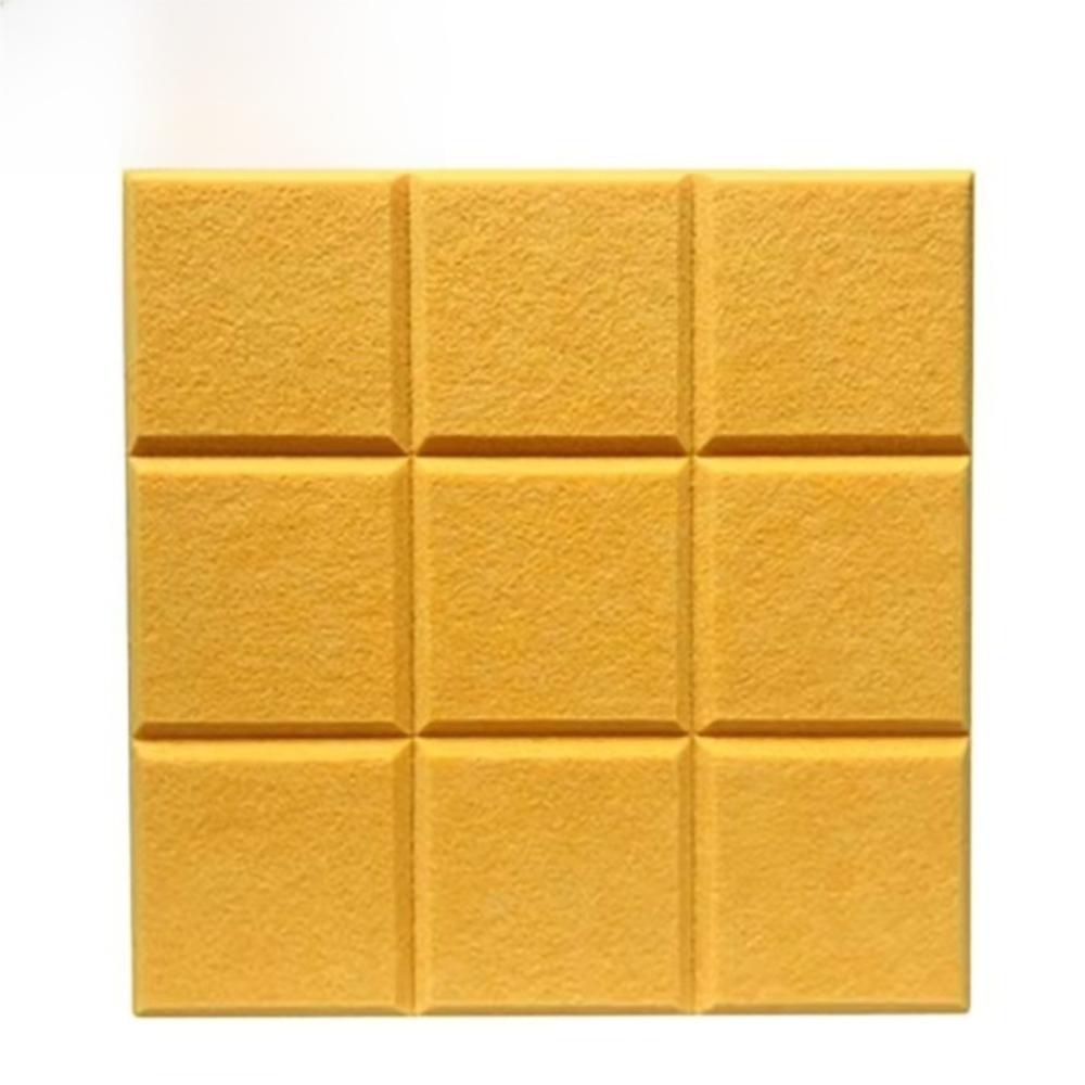 30x30cm Grid Felt Wall Panel Art Decorative Polyester Fiber Sound-absorbing Board Background Wall Display Board Display Board
