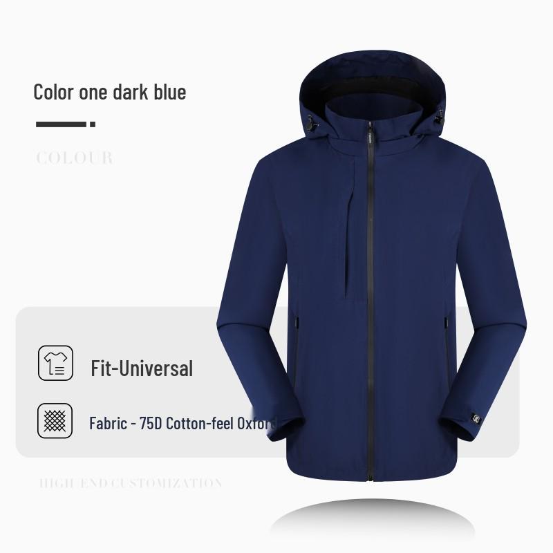Customized Company Outdoor Jackets with Logo for Autumn/Winter Employee Workwear