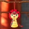 New Year Snake Year Mascot Pendant Cartoon Snake Plush Toy New Lucky Charm  New Year
