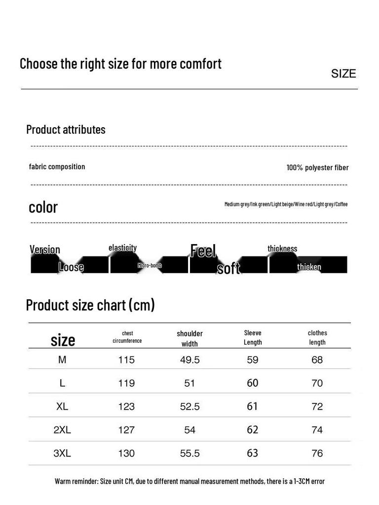 Baleno Men's Half-Zip Stand Collar Fleece Sweatshirt