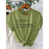 Retirement Themed Pickleball Retired Call anytime Pileball Fun Text Print Fashionable Retro Style Women's Short Sleeve Shirt Spring and summer casual