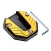 Motorcycle Kickstand Foot Support Motorbike Side Kick Stand Pad Side Stand Large Foot Pad Parking Plate Base Foot Extension Pad