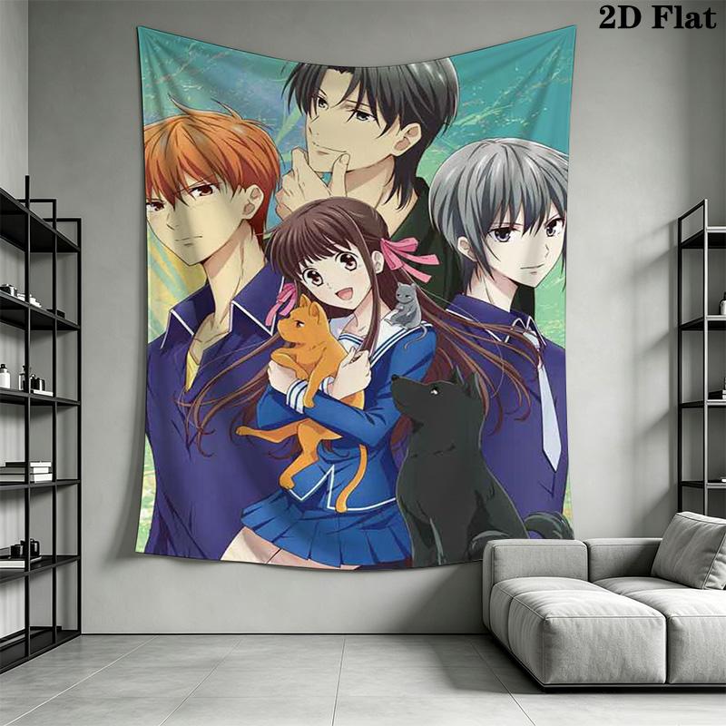 Fruits Basket Pattern Home Decor Tapestry, Wall Hanging, Decorative RV Wall Cloth.DGT0925456