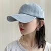 Однотонная шляпа от солнца в корейском стиле, повседневная джинсовая бейсболка для отдыха на природе