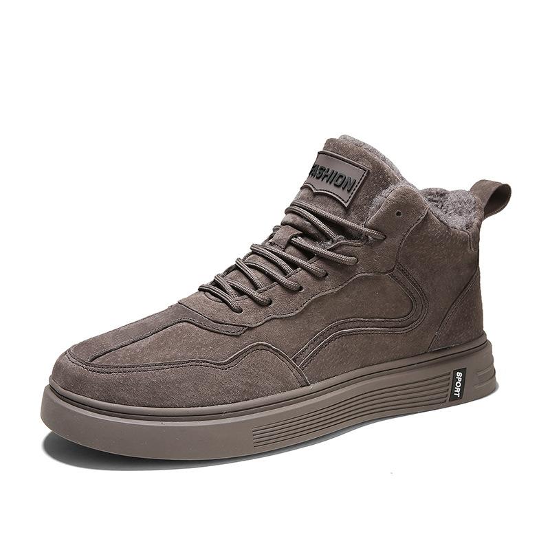 Ботинки для сноуборда мужские зимние высокие сноубордические ботинки флисовые утепленные теплые и морозостойкие мужские повседневные туфли на плоской подошве спортивные ботинки Martin