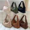 Autumn and Winter Women's Bags Large Capacity Soft Down Cloud Bags Nylon Shoulder Bags Women's Niche Cotton Clothes Rhombus Handbag