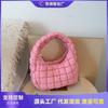 Cloud Bag New Mobile Phone Bag Waffle Trendy Pleated Shoulder Messenger Bag Portable Shoulder Women's Bag