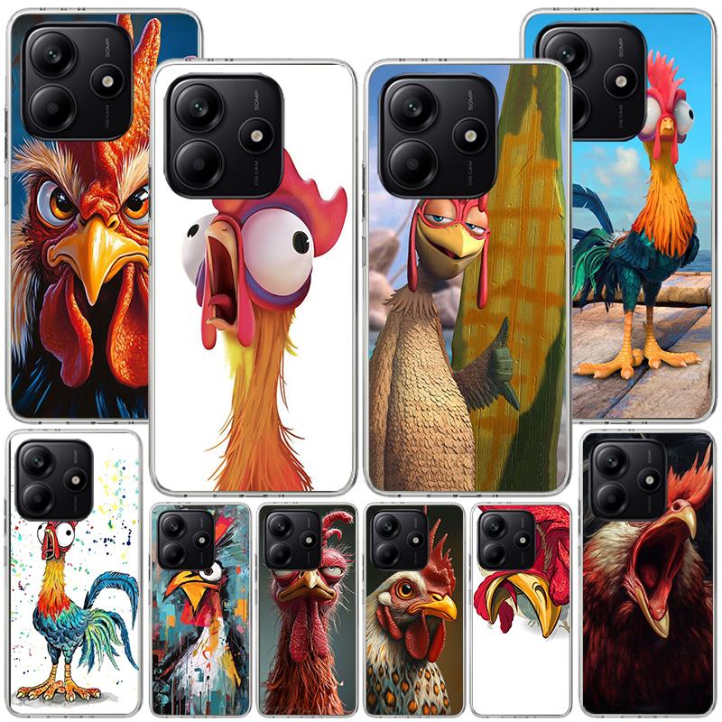 Chicken Hen Rooster Phnoe Case for Phnoe Case for Xiaomi Redmi Note 15 14 14S 13 Pro Plus 12 12S 11S 11E 10S 10 11T 5G Unique Co