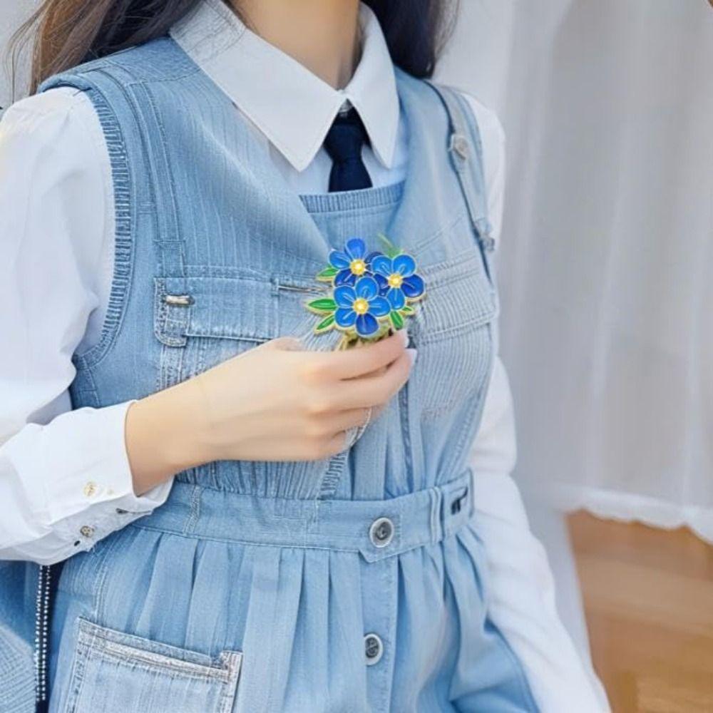 Creative Accessories Flower Language Series Badge Peony Pin Buckle Personalized Brooch for Women