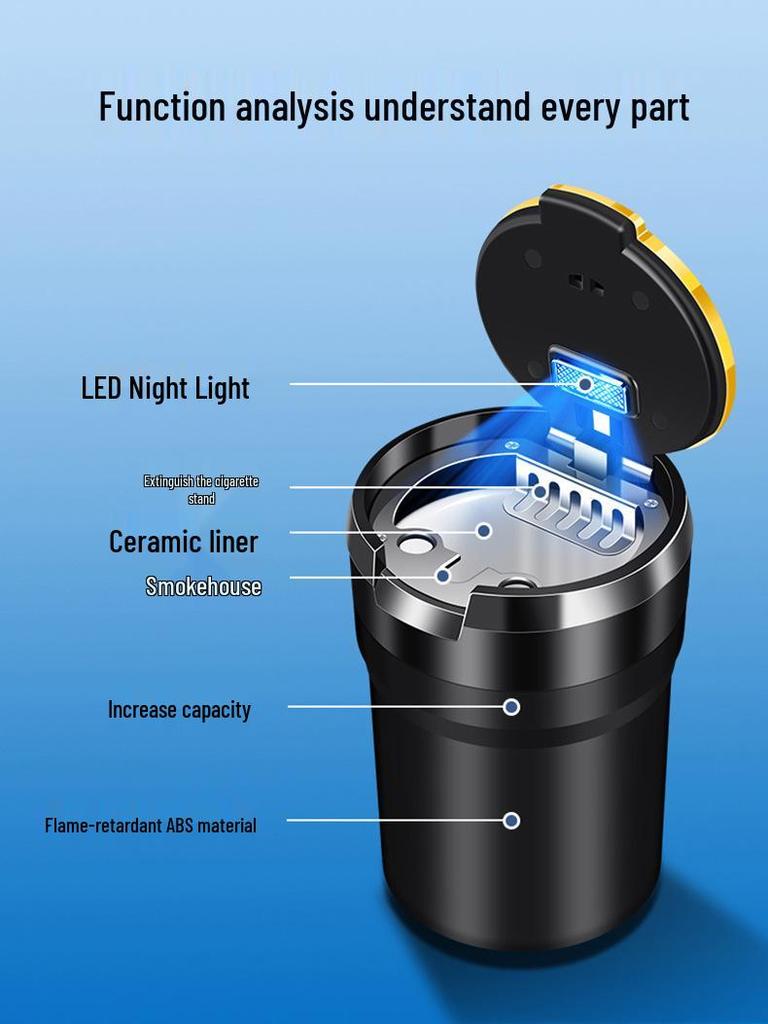 Southeast DX7/DX8, Sem Delica, DX3 V3 Lingyue Ceramic Liner Car Ashtray