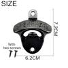 Retro Wall Mounted Beer Bottle Opener Decorative Tool for Kitchen Cafe Bar Outdoor BBQ Gift