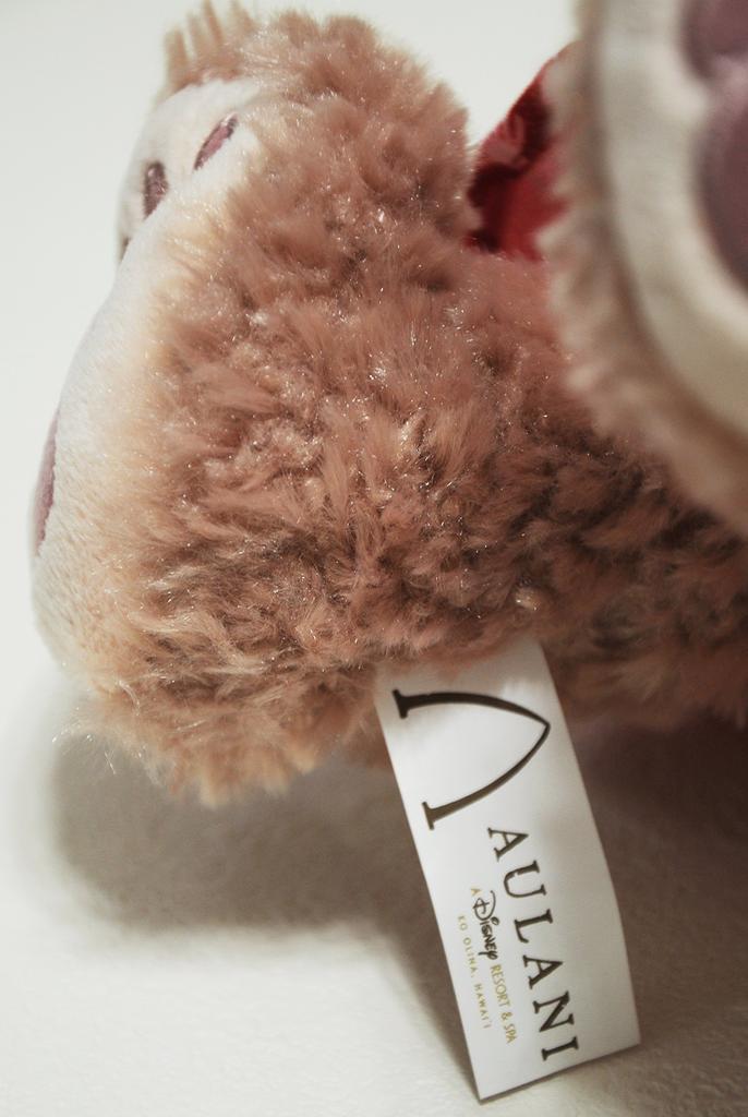 Disney Resort Spa Shellie May Plush Toy Wearing Red Comes with Souvenir Bag [Aulani & Exclusive] Dress, Wrapped, [Item]