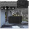 Outdoor Furniture Cover Waterproof UV Resistant 242x162x100cm Garden Table Chair Protection Black