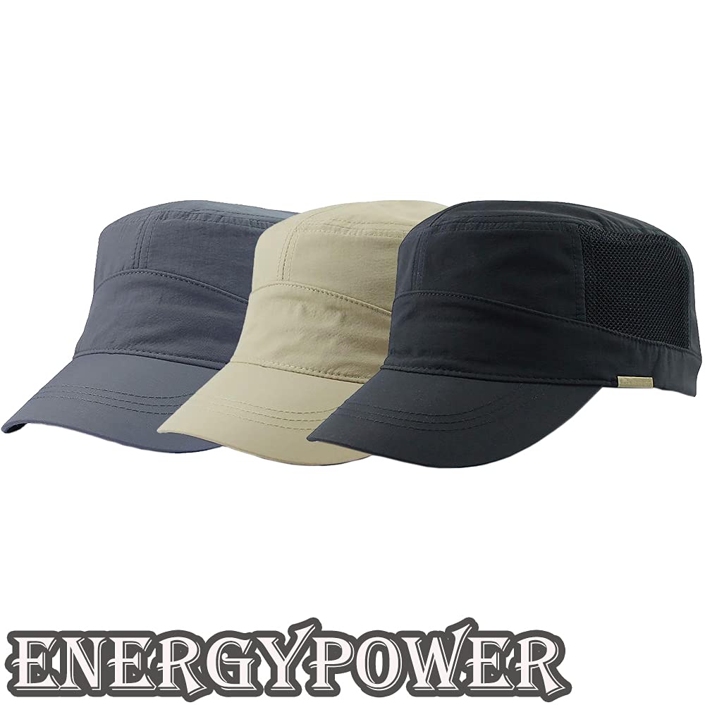 EnergyPower Outdoor Регулируемый размер Защита от ультрафиолета Антибактериальная Дышащая сторона Унисекс Большой размер Повседневная кепка унисекс, 55 см-65 см, и