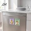 Acrylic Dishwasher Sign Clean Dirty Magnet, Cartoon Animal Sign, Decorative Kitchen Supplies Double-Sided & Magnet for Decoration Easy Flip Indicator