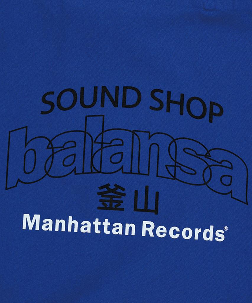 Сумка через плечо Manhattan Records Mr X Balansa с арочным логотипом - Синяя