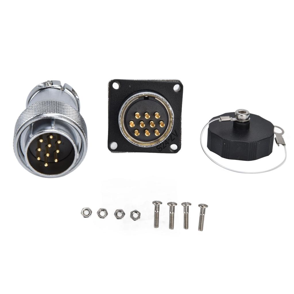 500 В WS24 Авиационный штекерный разъем Водонепроницаемый силовой разъем для авиационной штепсельной розетки
