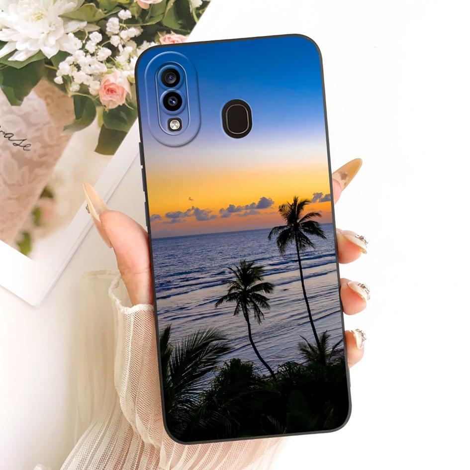 Чехол для Samsung Galaxy A20 A20e A20s Обложка SM-A202F SM-A205F SM-A207F Милый Мультяшный Кот Ударопрочный Бампер для Samsung A30 Fundas