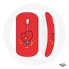 Wireless Mouse - BTS - BT21 TATA V - Red - USB Wifi Dongle - Compatible Mac and PC