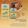 OUHOE Organic Castor Oil Hair Eyelashes Eyebrows Growth Skin Treatment Essential Oil