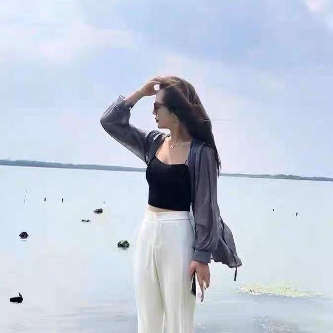 Shirts Women Sun-proof Thin Summer Transparent Fashion Casual Retro Sweet Cool Streetwear