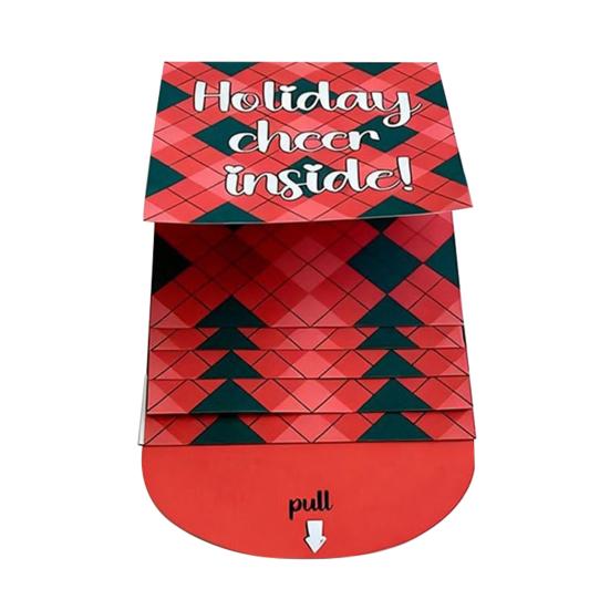 Буклет для подарочных карт «Водопад», ручная работа, креативный праздничный держатель для наличных и ваучеров, для группового дарения