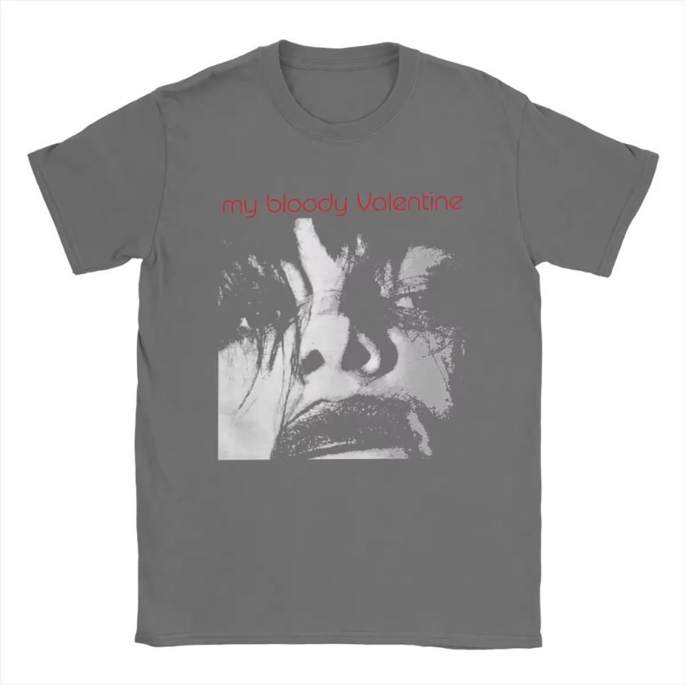 Funny My Bloody Valentine Printed T-Shirts for Men Women Crewneck Cotton Fashion T Shirt Short Sleeve Tee Shirt Classic Tops
