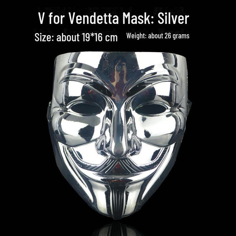 Маска из фильма «V — значит Вендетта» на Хэллоуин: Vendetta Face, Stranger V, Уличный танец, Маска старика