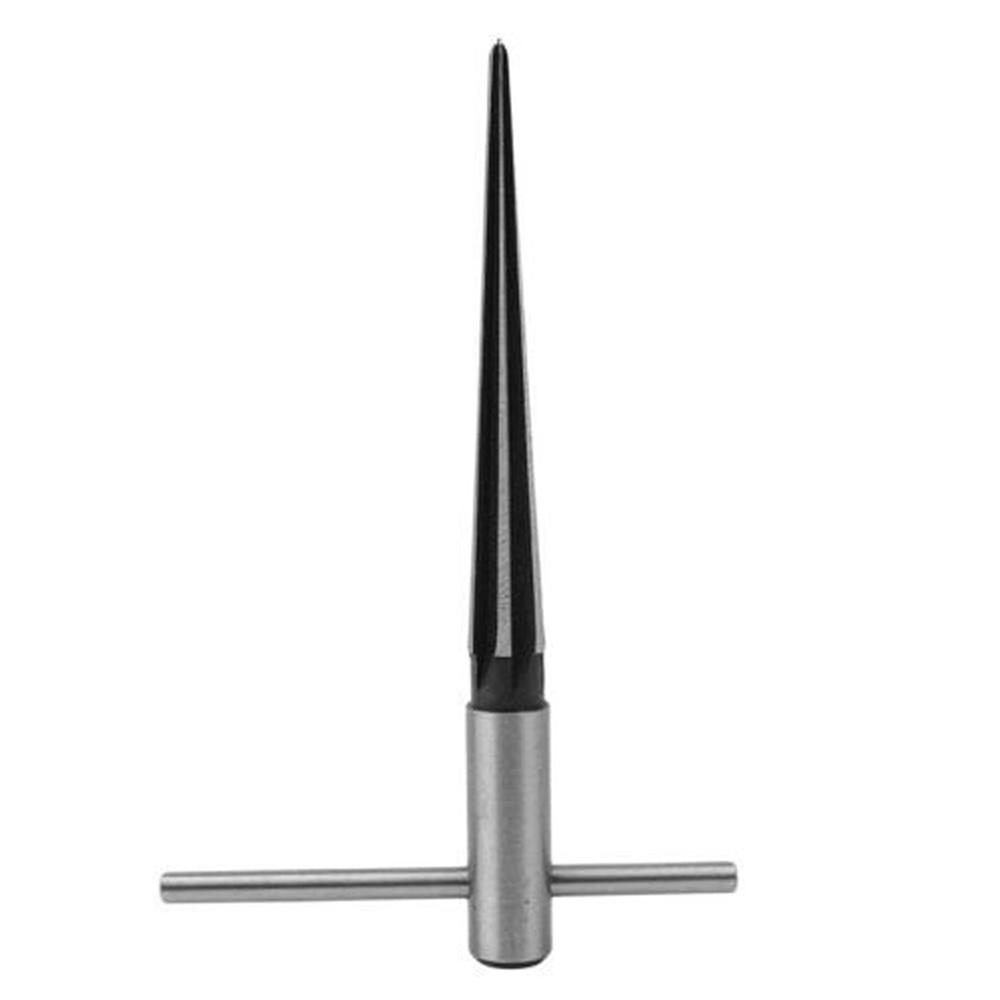 Инструменты развертки отверстий под колышки бриджа Т-образная рукоятка Коническая 6-зубая Инструмент для резки дерева акустической гитары Сверло для сердцевины Сделай сам